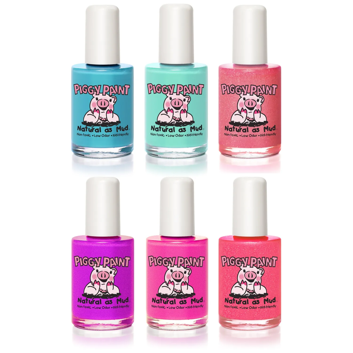 Piggy Paint Happy Girl Gift Set børneneglelak 6 stk.