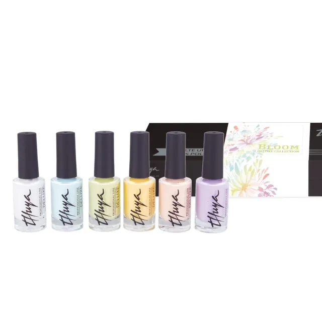 Evolution Gel Deluxe Bloom neglelakkesæt 6 stk pastel