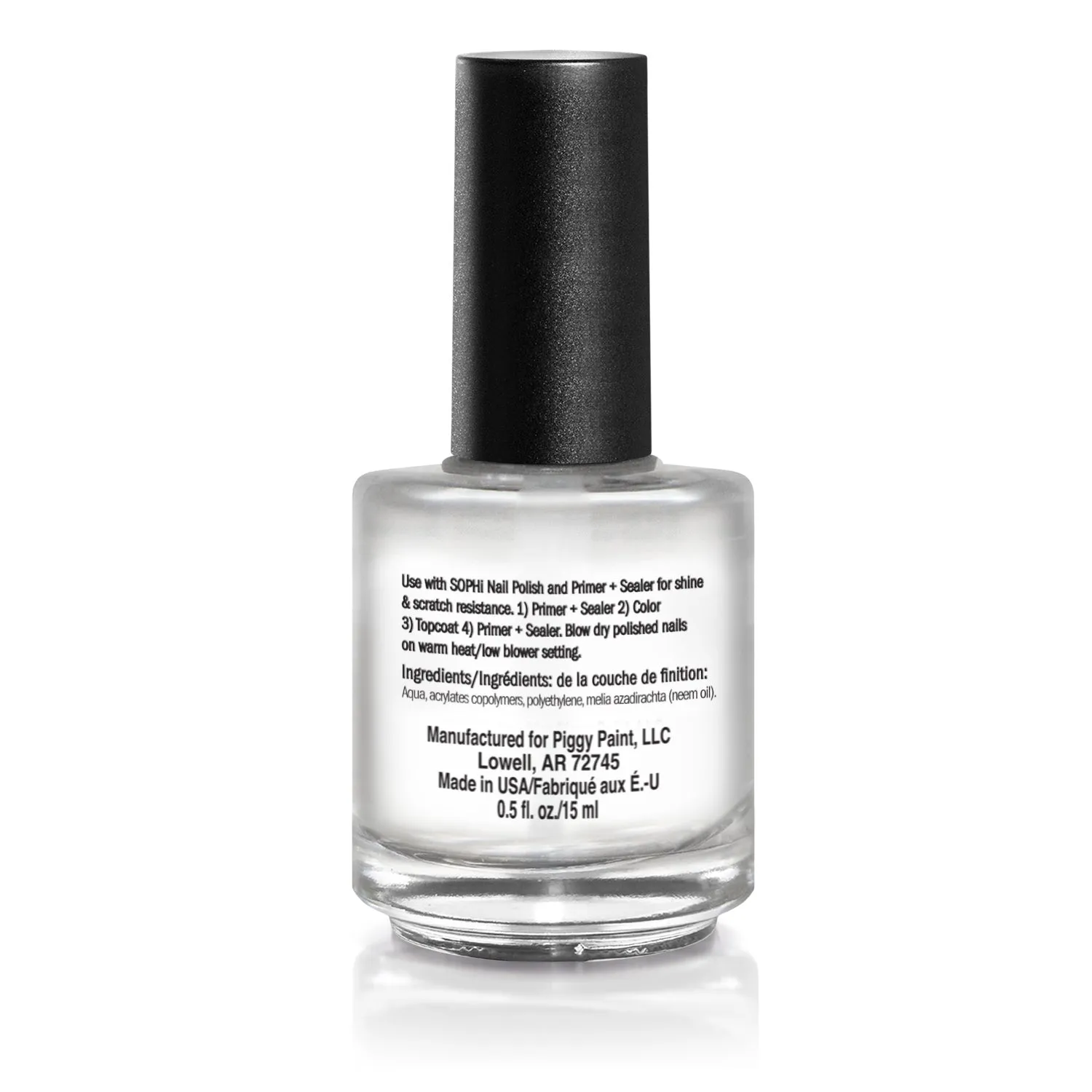 Piggy Paint PRIME + SHINE + SEAL neglesæt 2x15 ml holdbar