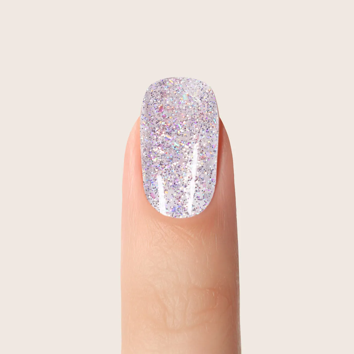 Emmi-Nail Farbgel Anna F389 glittergel lilla 5 ml
