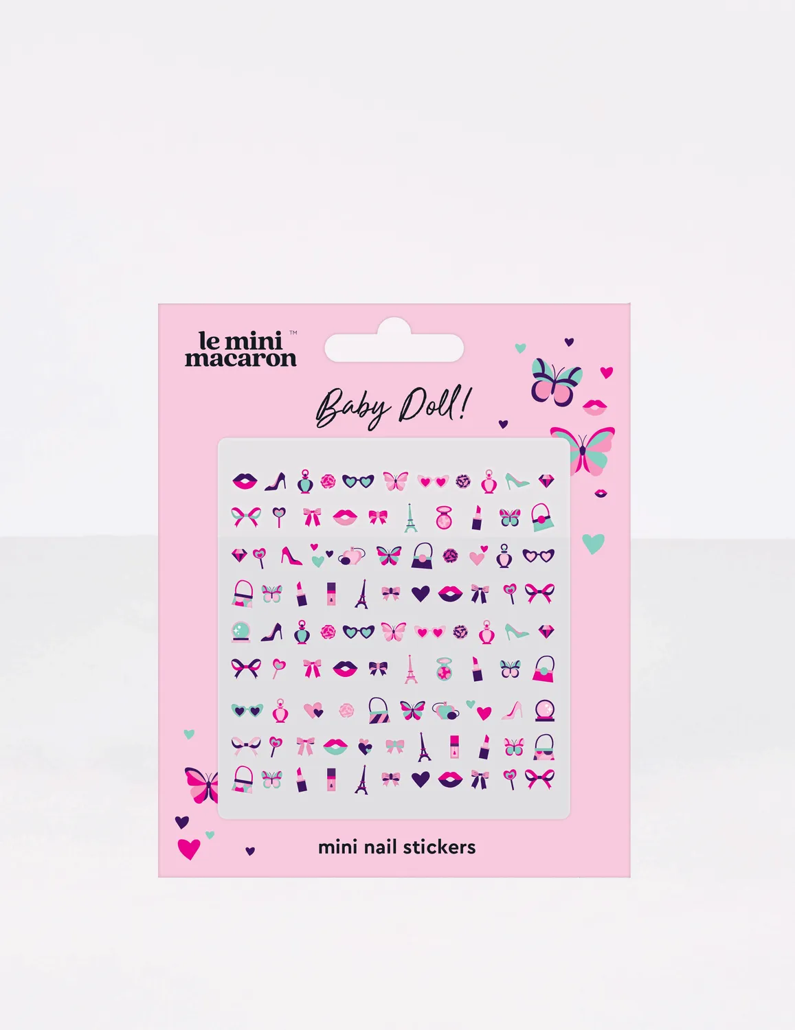 Le Mini Macaron Mini Nail Stickers negleklistermærker 1 ark