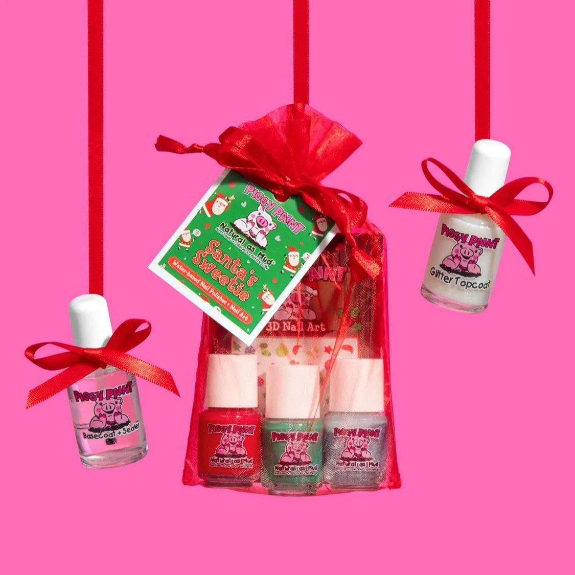 Piggy Paint Reindeer Cutie Set neglelak julesæt børn