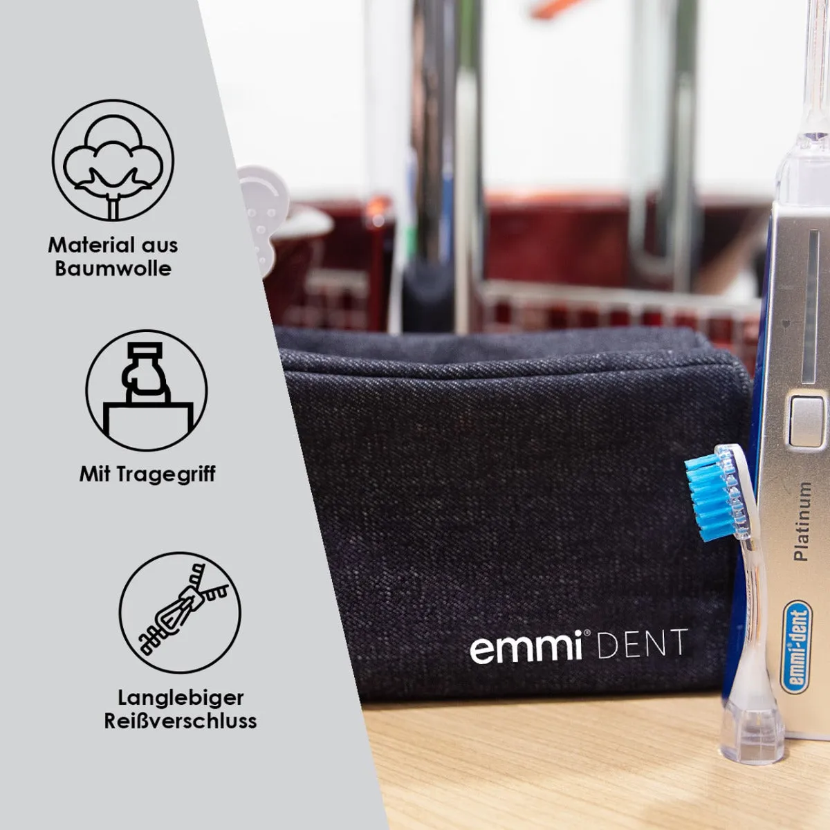 Emmi-Nail emmi-Dent Travel Bag rejsetaske blå
