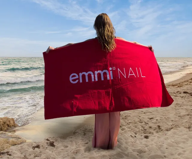 Emmi-Nail XXL Badetuch badehåndklæde 90 x 180 cm blødt
