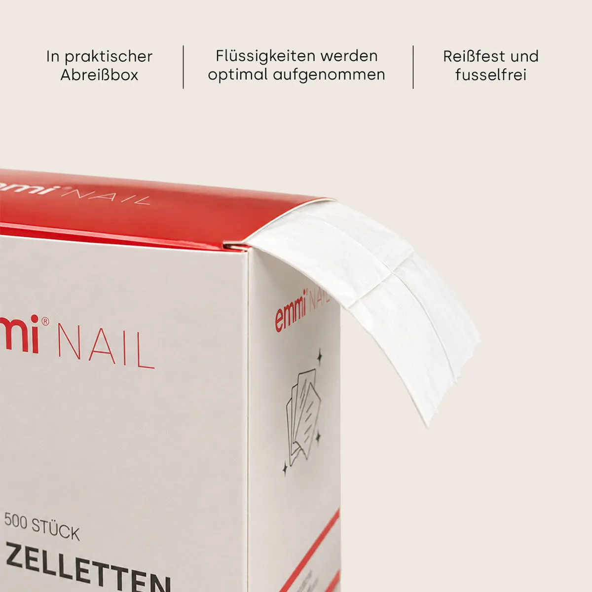 Emmi-Nail Zelletten fnugfri pads med box