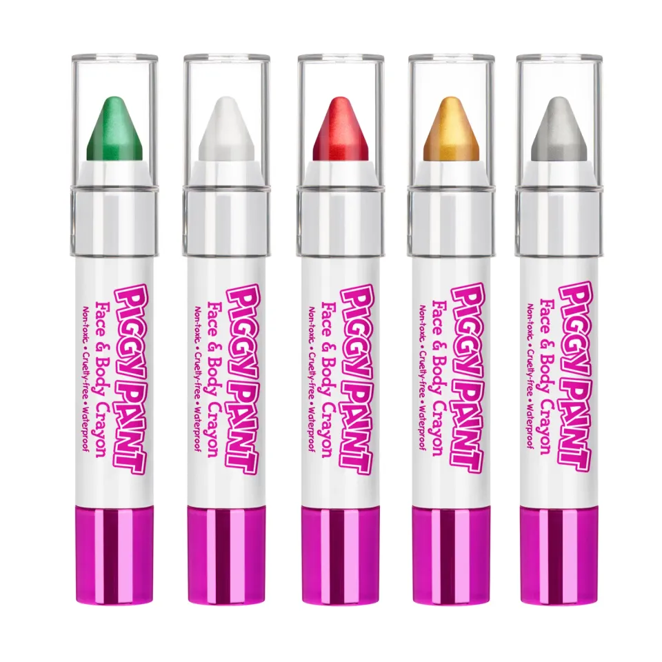 Piggy Paint Christmas Cheer ansigtsfarve 5-pak vandfast