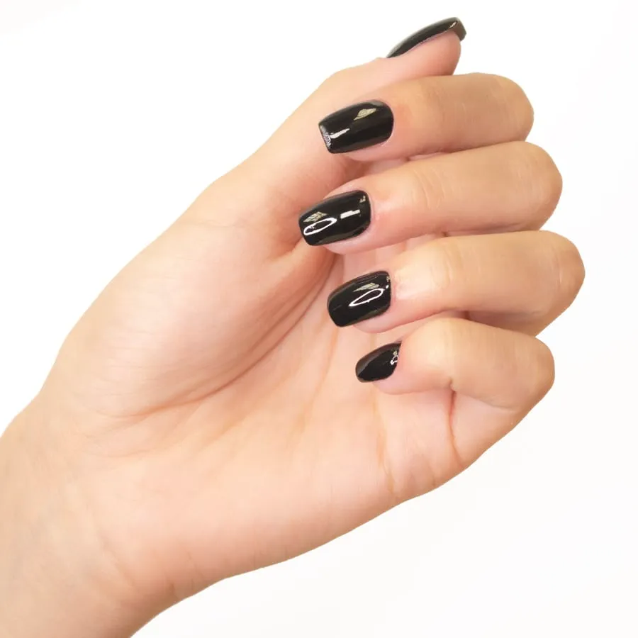 Evolution Gel Deluxe Black Enamel Nº37 neglelak sort klassisk