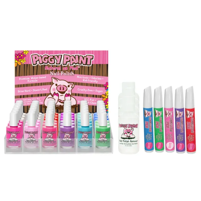 Piggy Paint Polish & Pens startsæt 36 lakker børnevenlig
