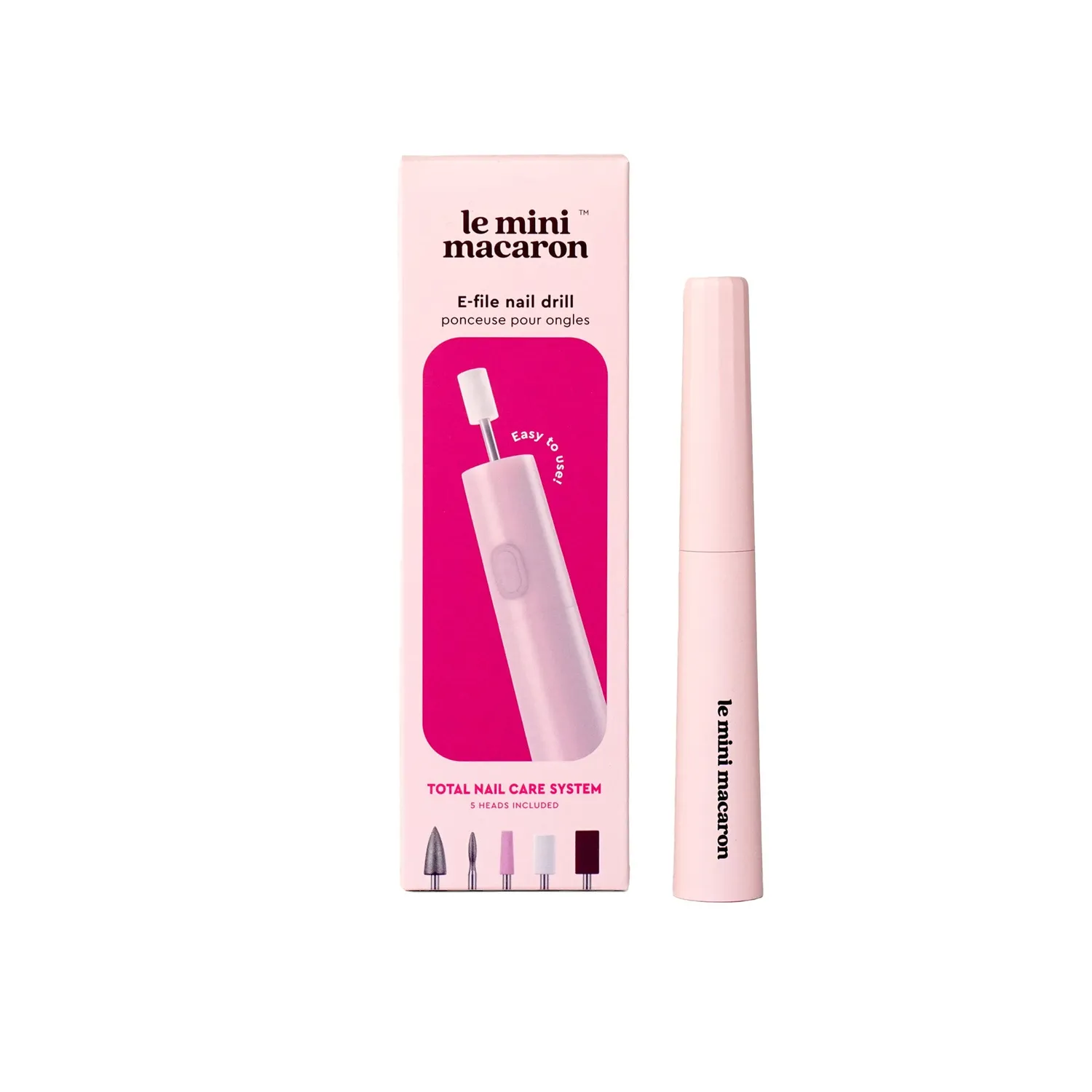 Le Mini Macaron E-file Nail Drill elektrisk neglefil ledningsfri