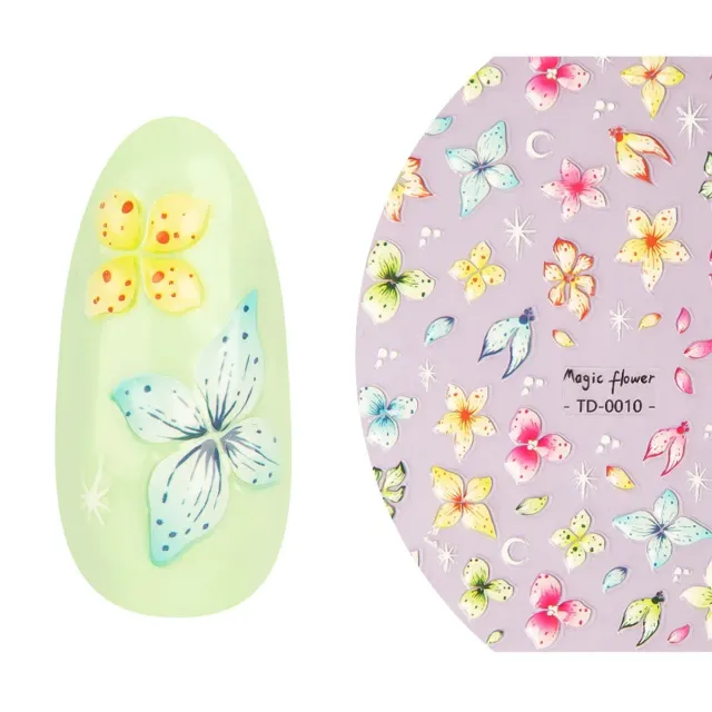 Emmi-Nail 5D Soft Gel Flower negleklistermærker