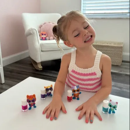 Piggy Paint SuperKitties 4-Polish Box Set neglelak 4 stk ugiftig