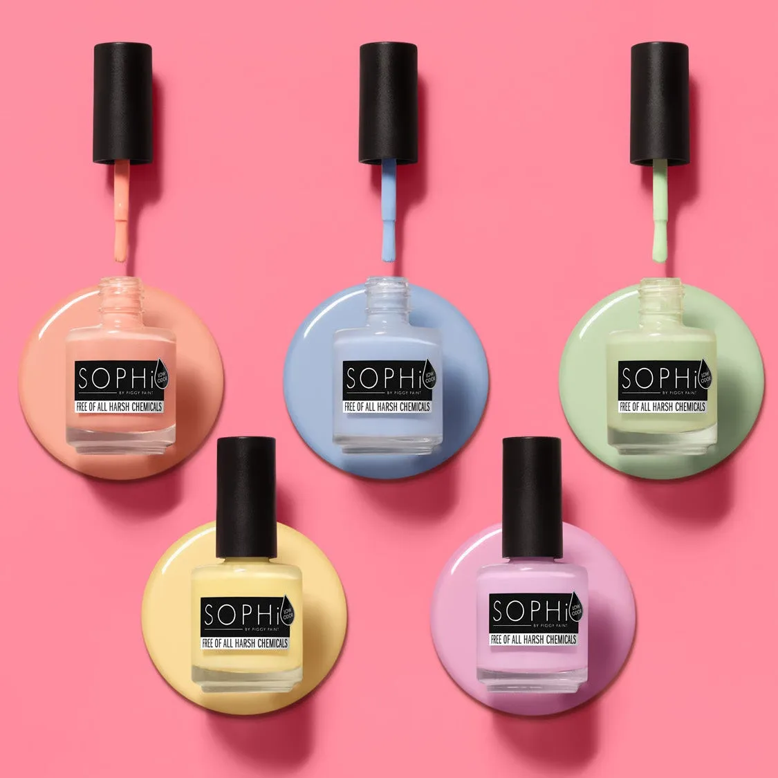 Piggy Paint SOPHi Blush & Bloom neglelak 5x15 ml pastel