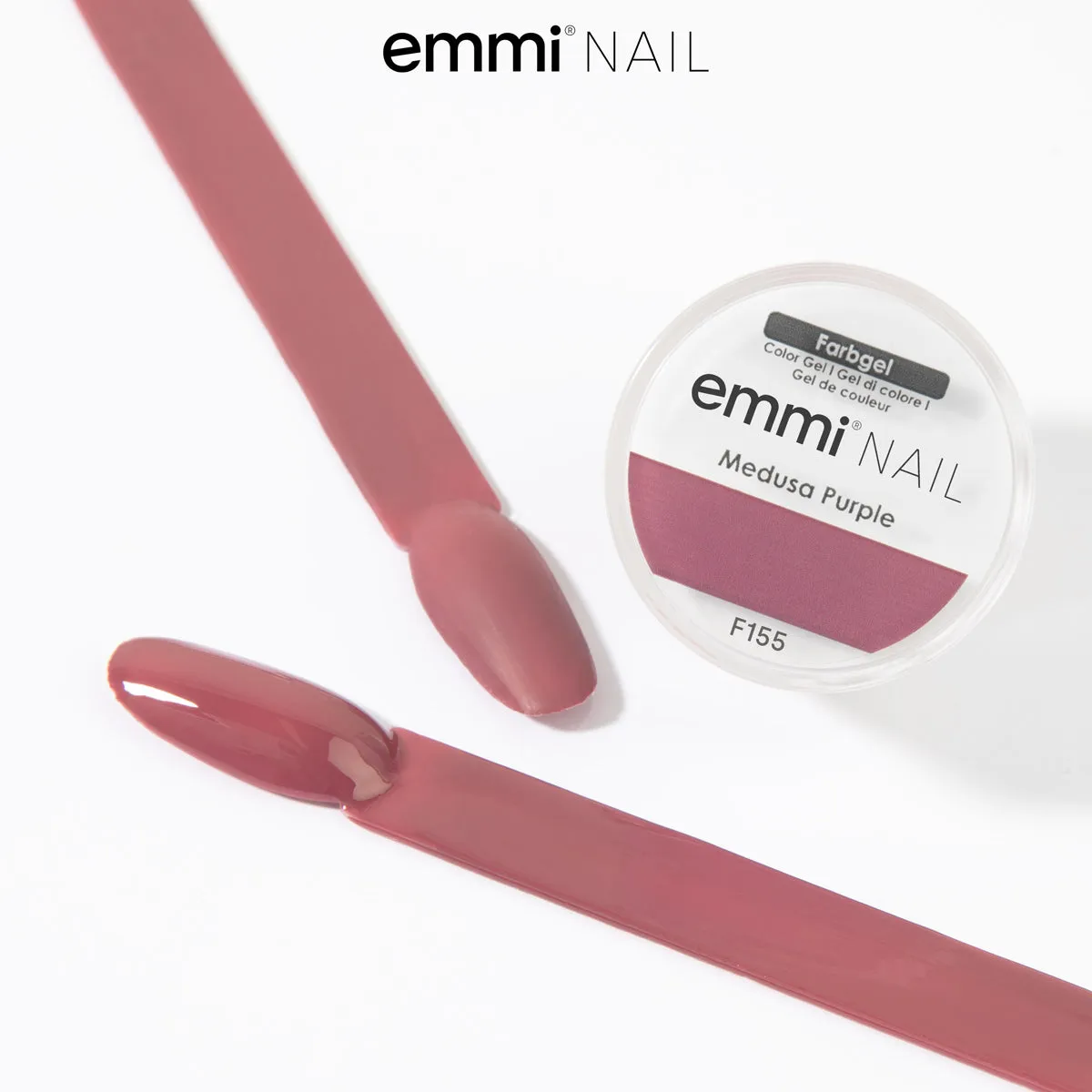 Emmi-Nail Medusa Purple F155 farvegel 5 ml mørkelilla