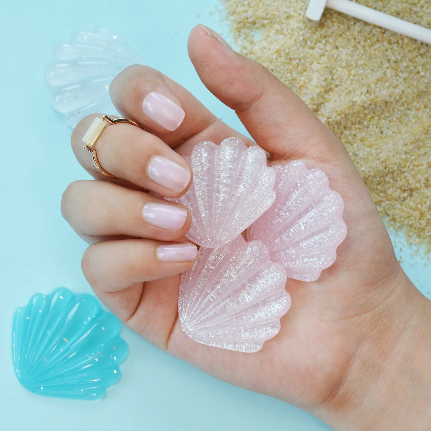 Le Mini Macaron Pearlescence gellak 8,5 ml transparent
