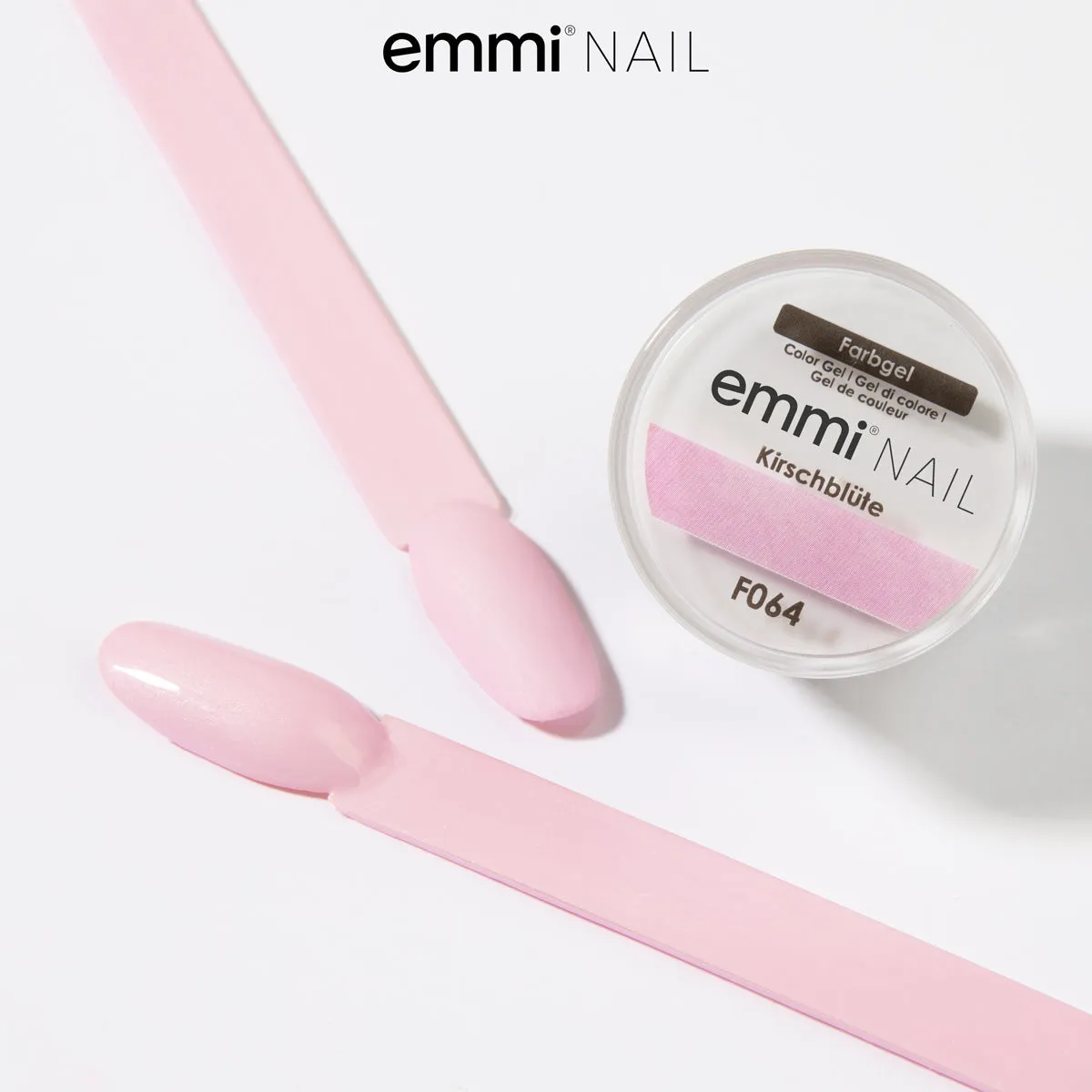 Emmi-Nail Kirschblüte F064 farvegel 5 ml lyserød