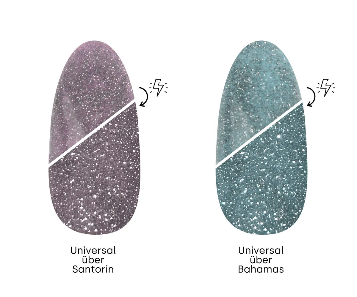 Emmi-Nail Universal L475 UV-lak 15ml sølv glitter