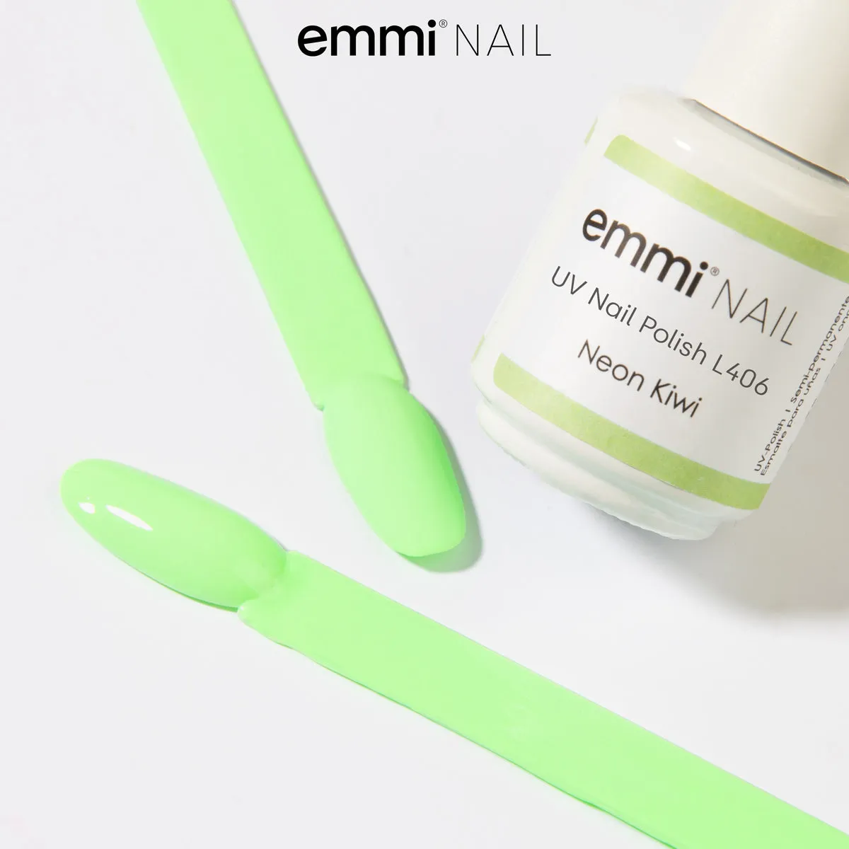 Emmi-Nail Shellac Neon Kiwi L406 UV-lak 15ml neon grøn