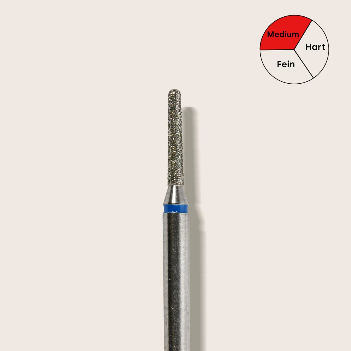 Emmi-Nail Diamant Bit Stift medium neglefræserbit 1,5 mm