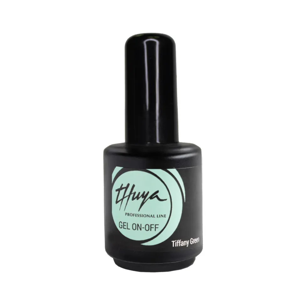 Evolution Gel On-Off Gel Permanent Enamel Tiffany Green gel neglelak