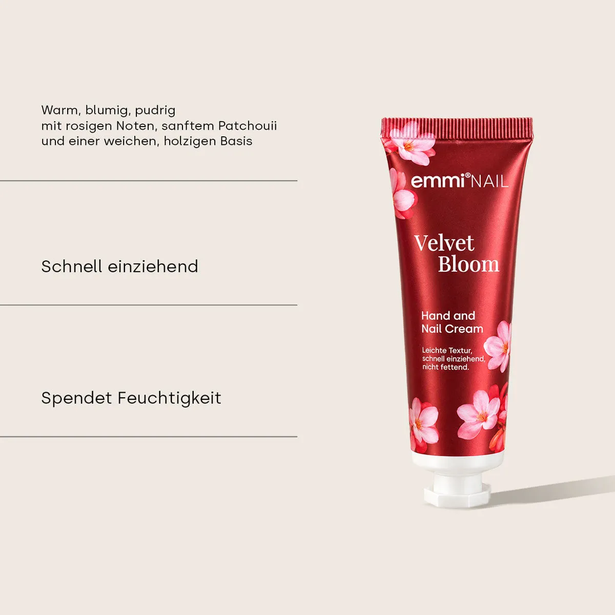 Emmi-Nail Velvet Bloom håndcreme blomsterduft