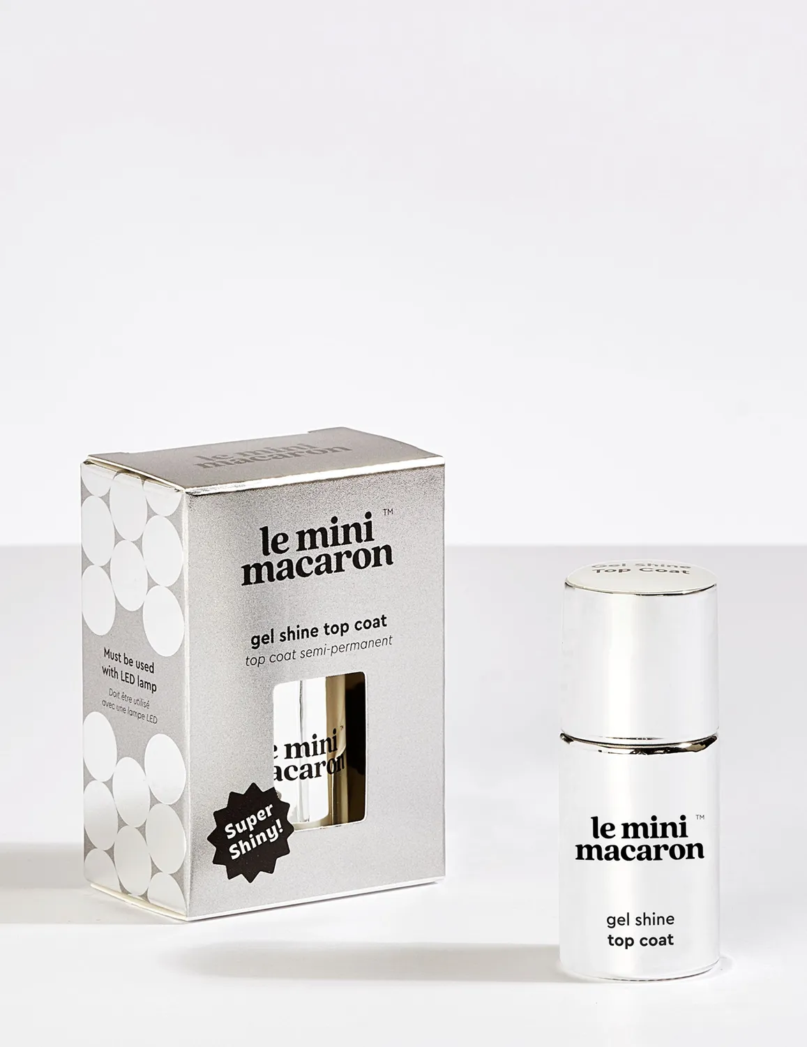 Le Mini Macaron Shine Topcoat transparent 8,5 ml