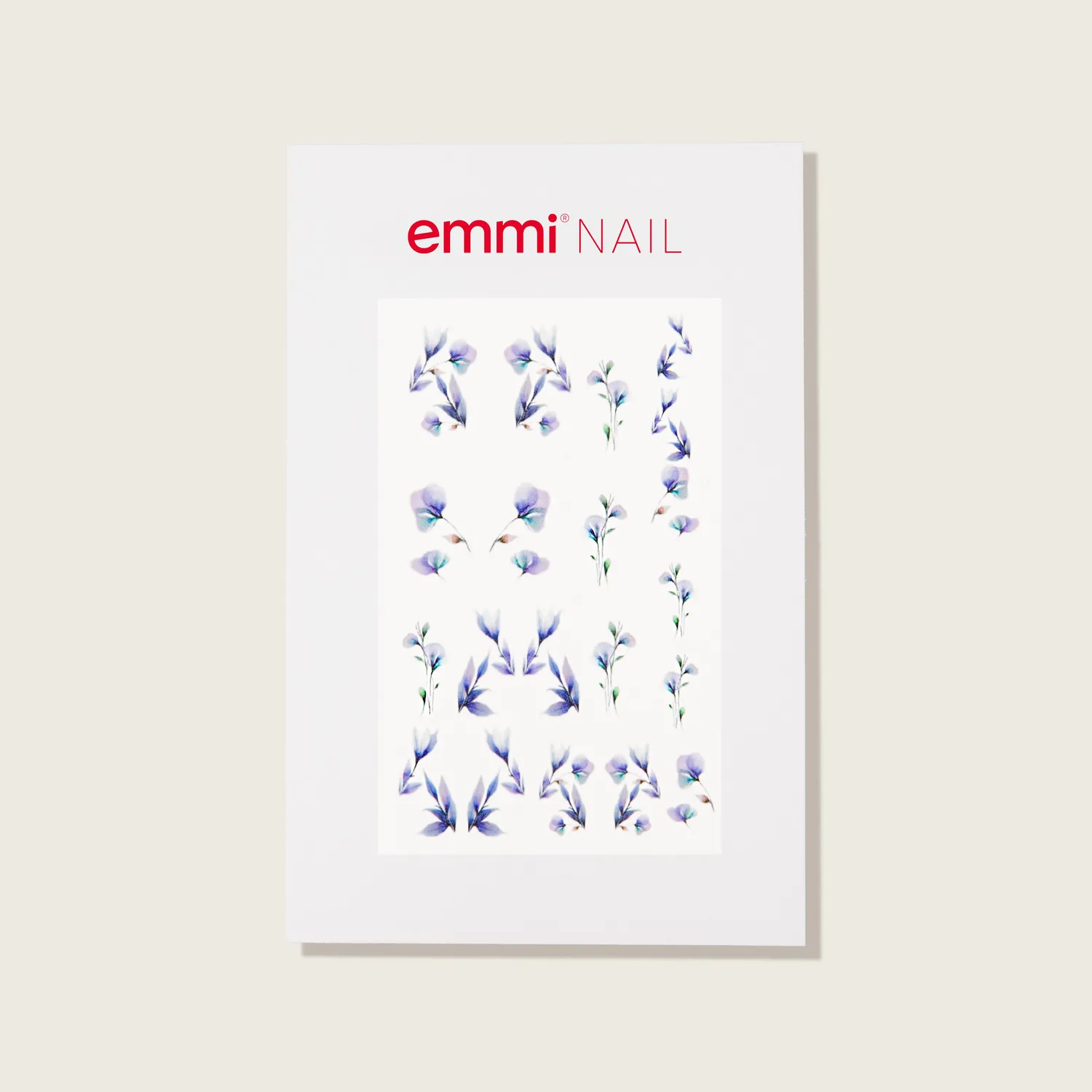 Emmi-Nail watertattoo med blomstermotiv