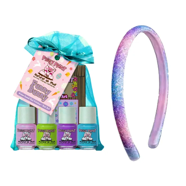 Piggy Paint Bunny Bling regnbue neglelak sæt 3 stk