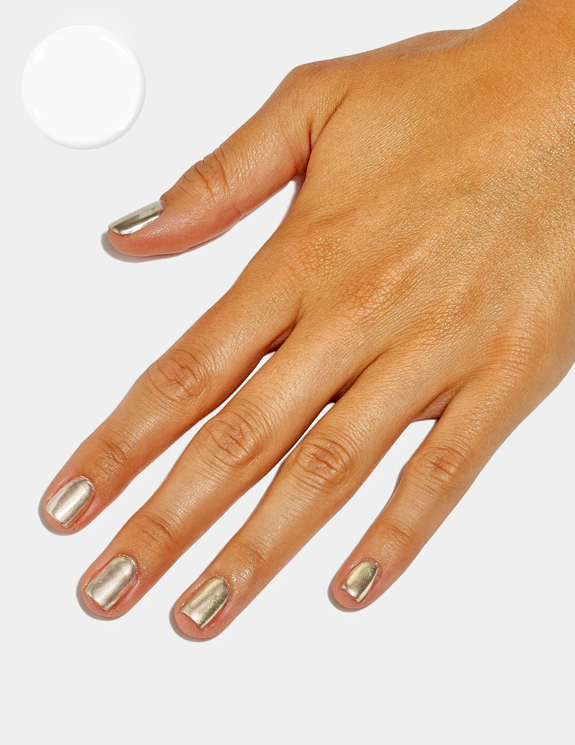 Le Mini Macaron Le Métallique chrome sæt 5 ml sølv
