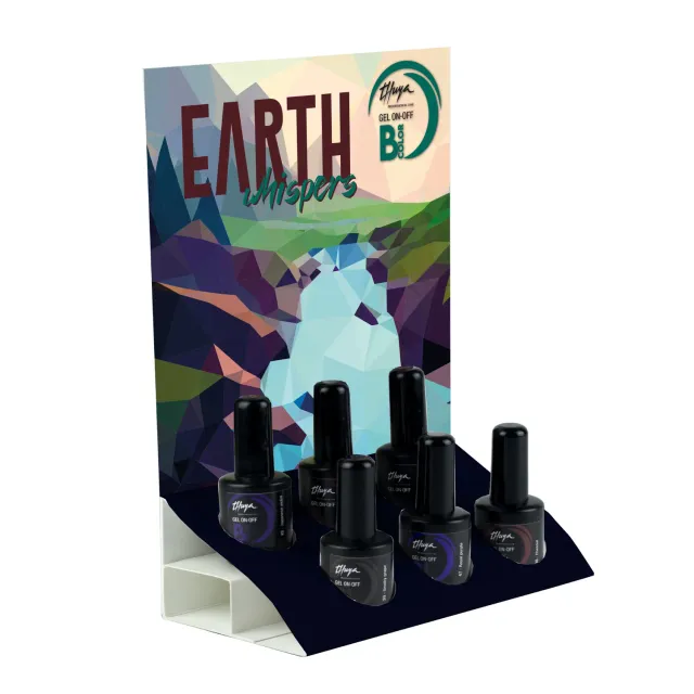 Evolution Gel B-COLOR EARTH WHISPERS DISPLAY gelpolish 6 farver