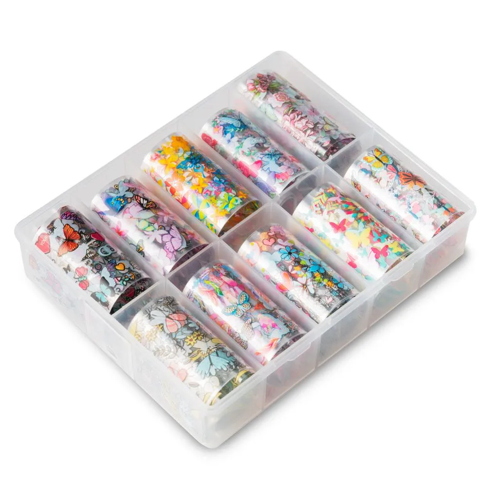 Cupio Nordic transferfolie sæt 10 stk nailart