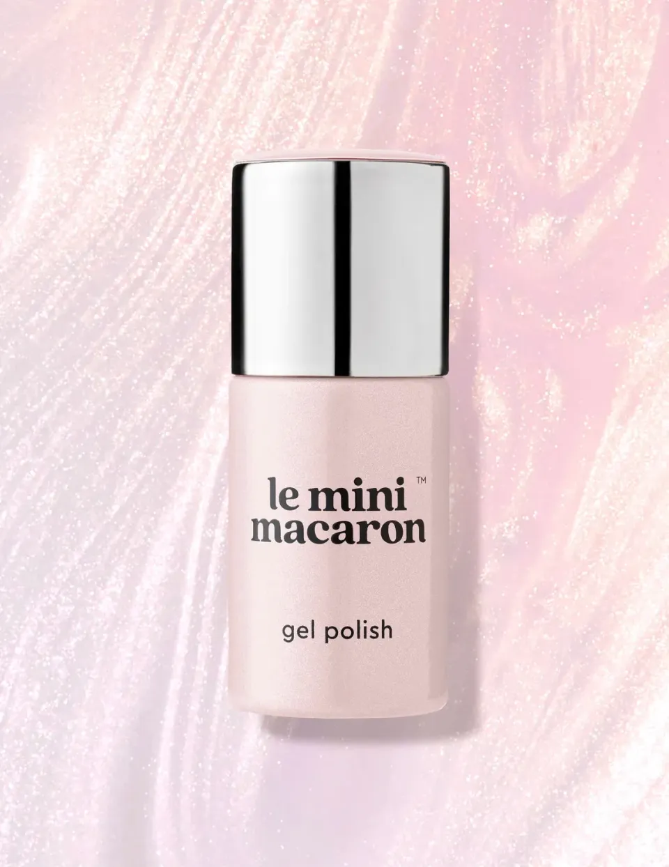 Le Mini Macaron Pink Quartz gellak 8,5 ml lyserød shimmer