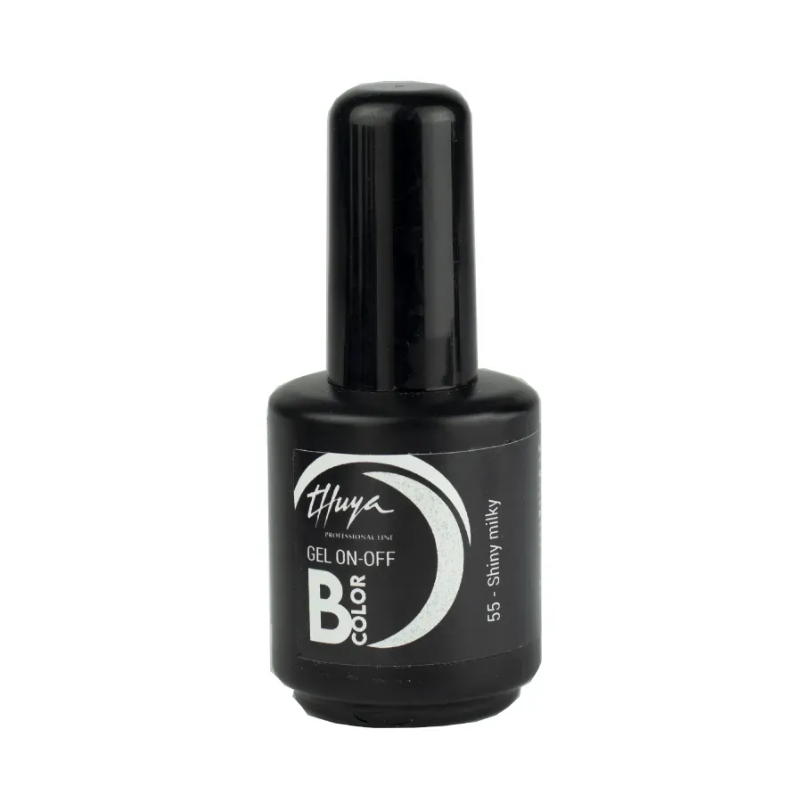 Evolution Gel Gel On-Off B-COLOR GEL ON-OFF GEL POLISH SHINY MILKY nº55 gelpolish
