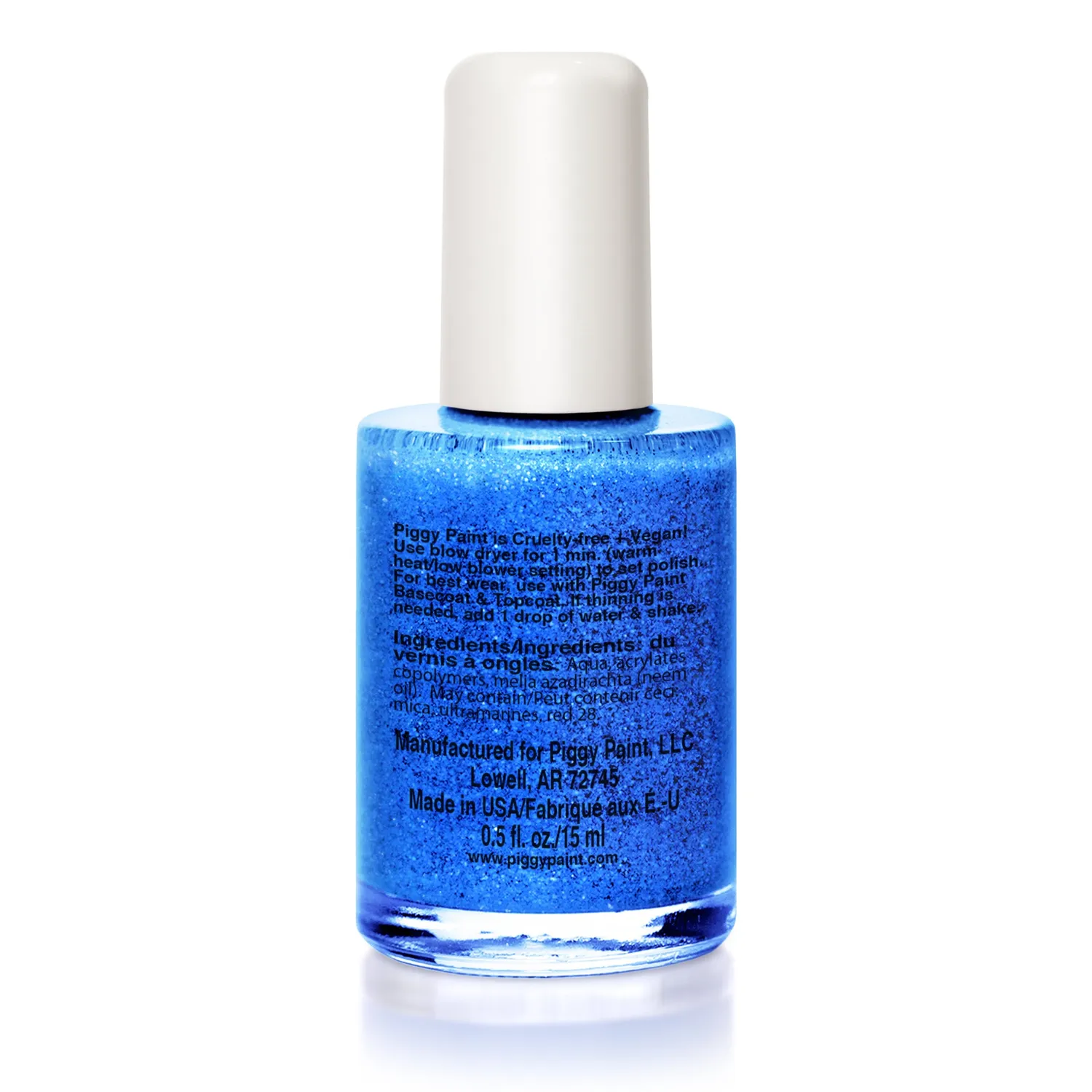 Piggy Paint Mermaid in the Shade neglelak 15 ml blå glitter