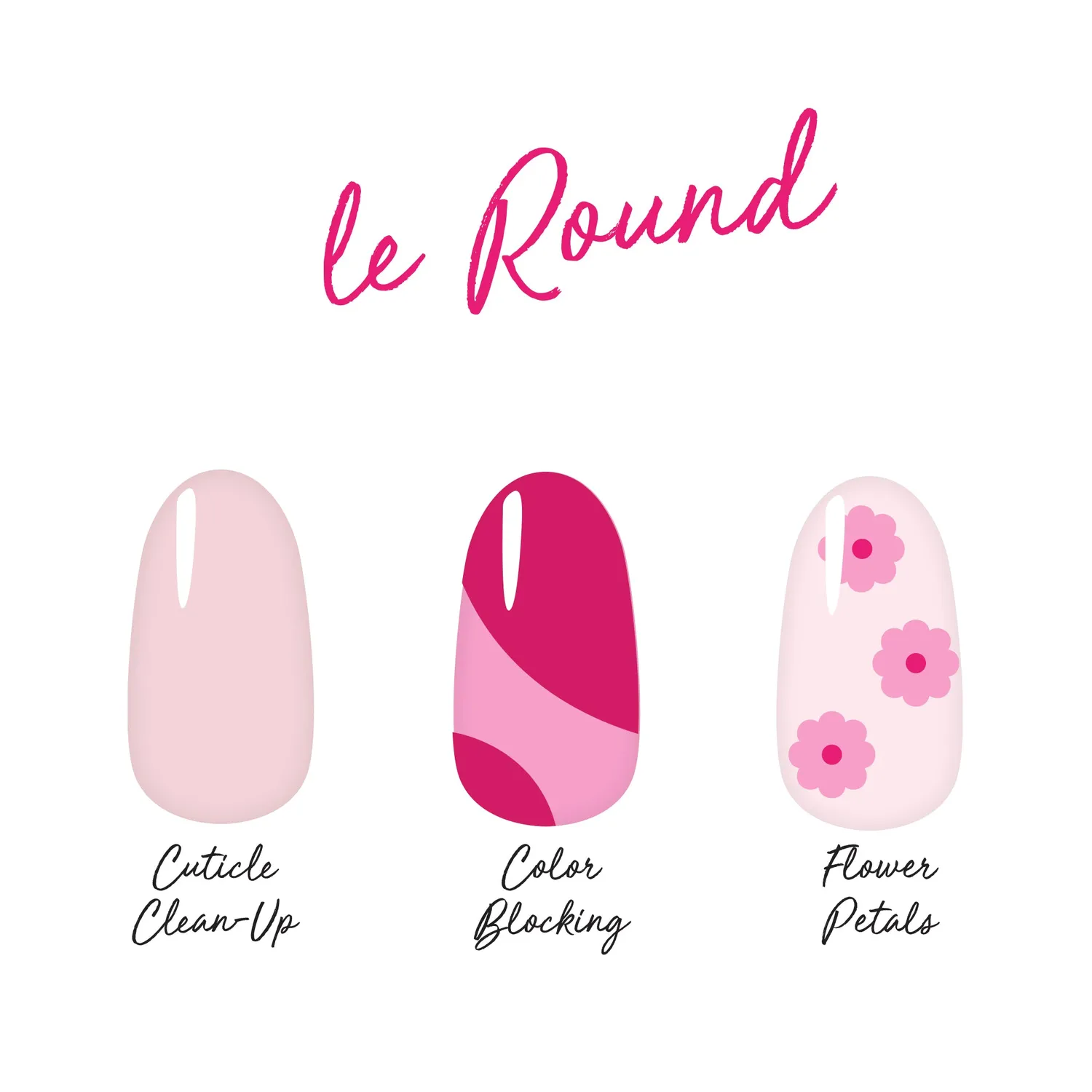 Le Mini Macaron Les Brushes nail art pensler 3 stk