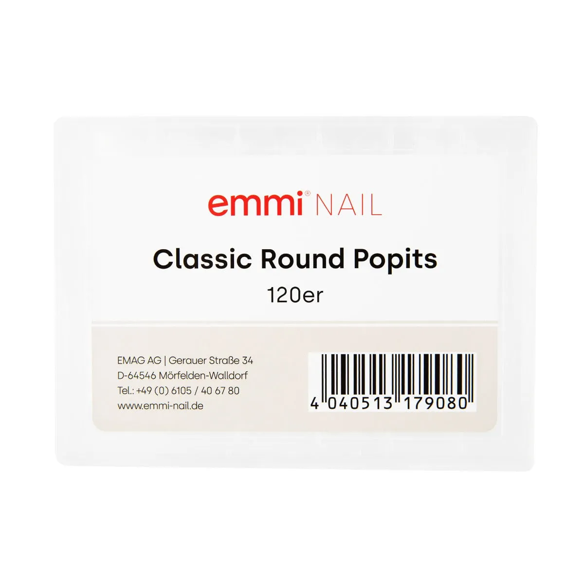 Emmi-Nail Popits negletips 120 stk genbrugelige