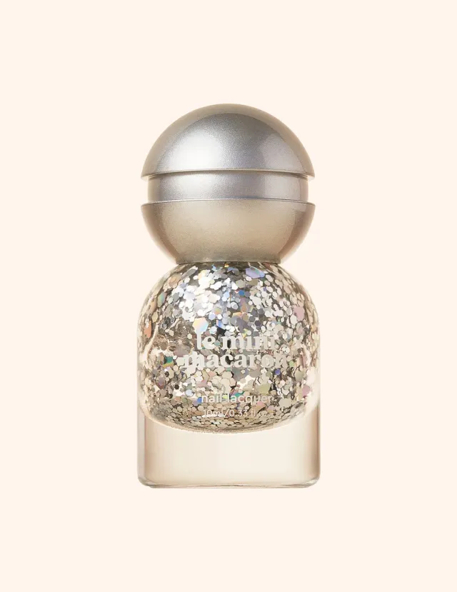 Le Mini Macaron Le Sweet Holo Glitz Top Coat 10 ml glitter