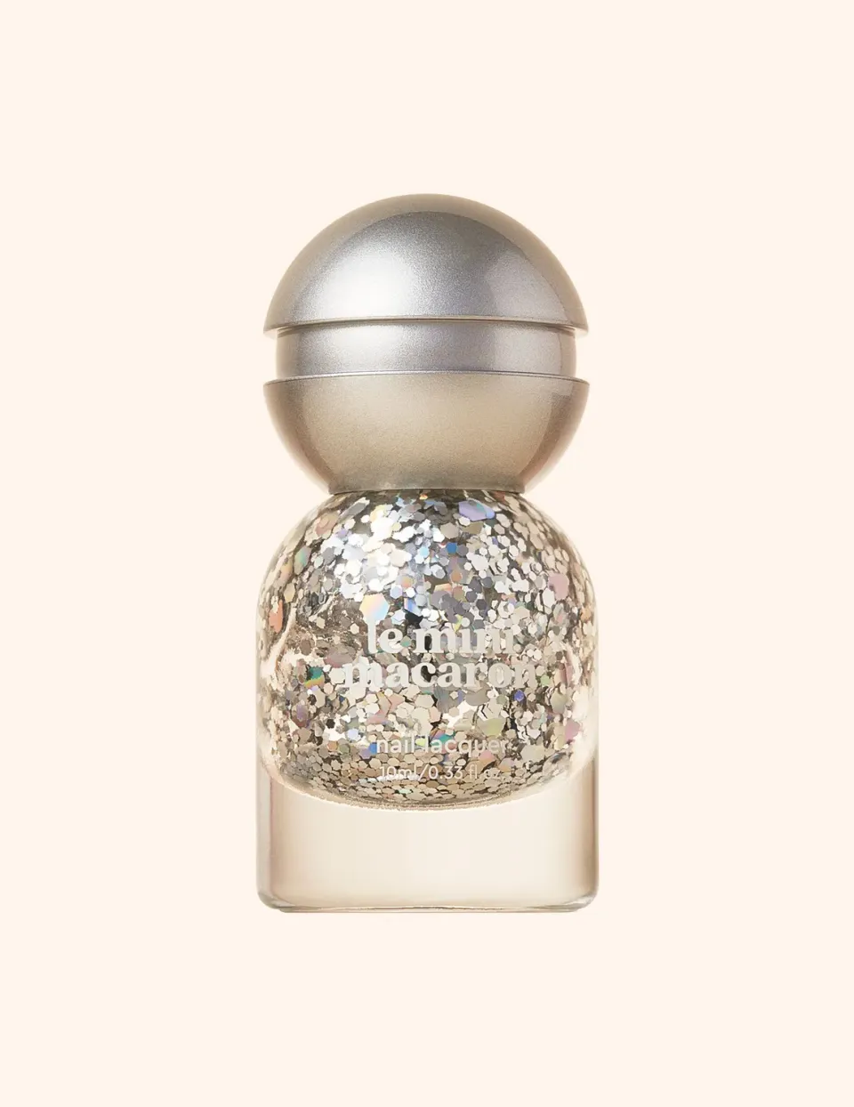 Le Mini Macaron Le Sweet Holo Glitz Top Coat 10 ml glitter