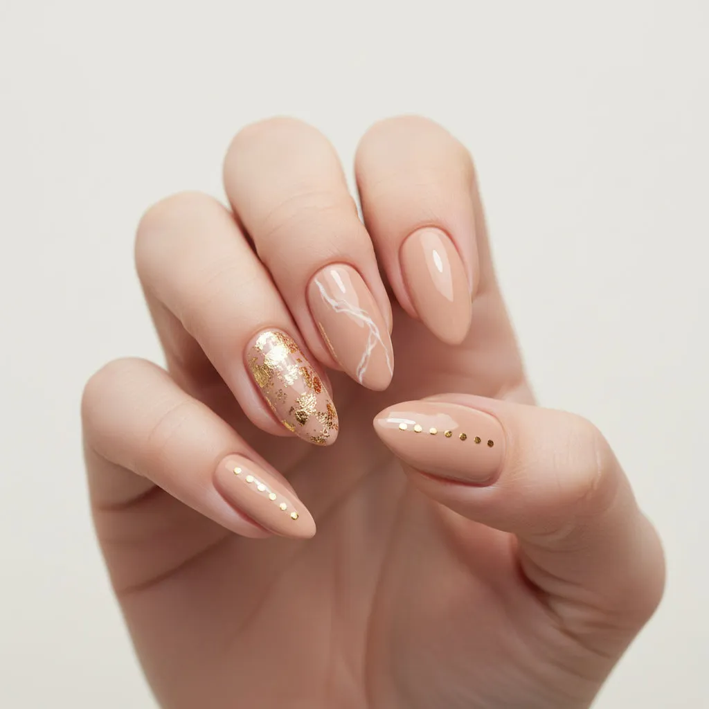 Emmi-Nail Shellac L570 UV-lak Caramel Nude 15 ml – blank