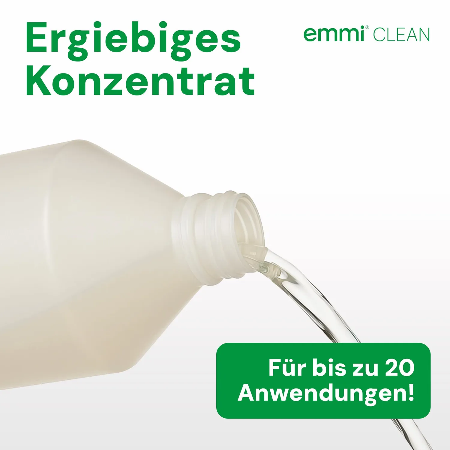 Emmi-Nail emmi-Clean Haar-Weg afløbsrens 1000 ml mod hår