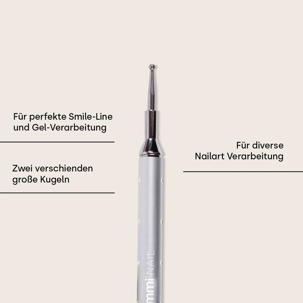 Emmi-Nail Dotting Tool Strass prikpen med 2 spidser