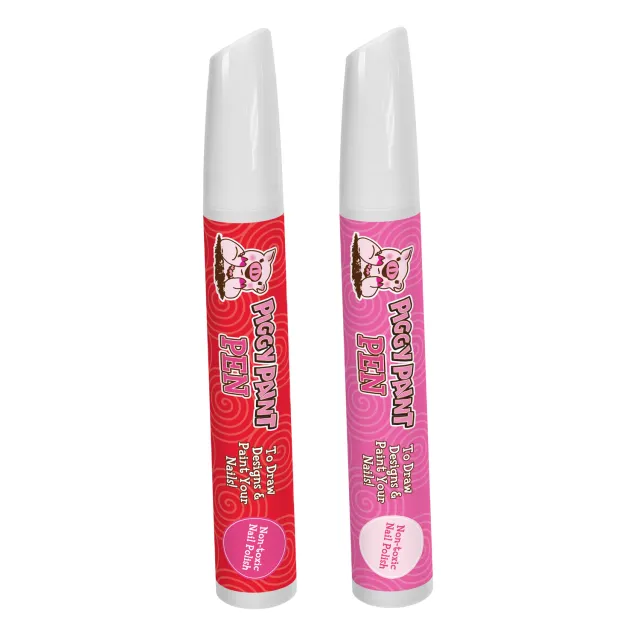 Piggy Paint Sweetheart neglelak pen 2 stk rød lyserød