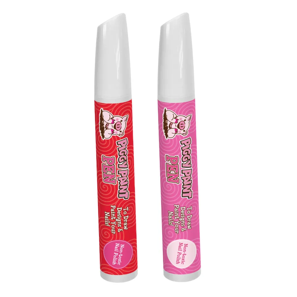 Piggy Paint Sweetheart neglelak pen 2 stk rød lyserød