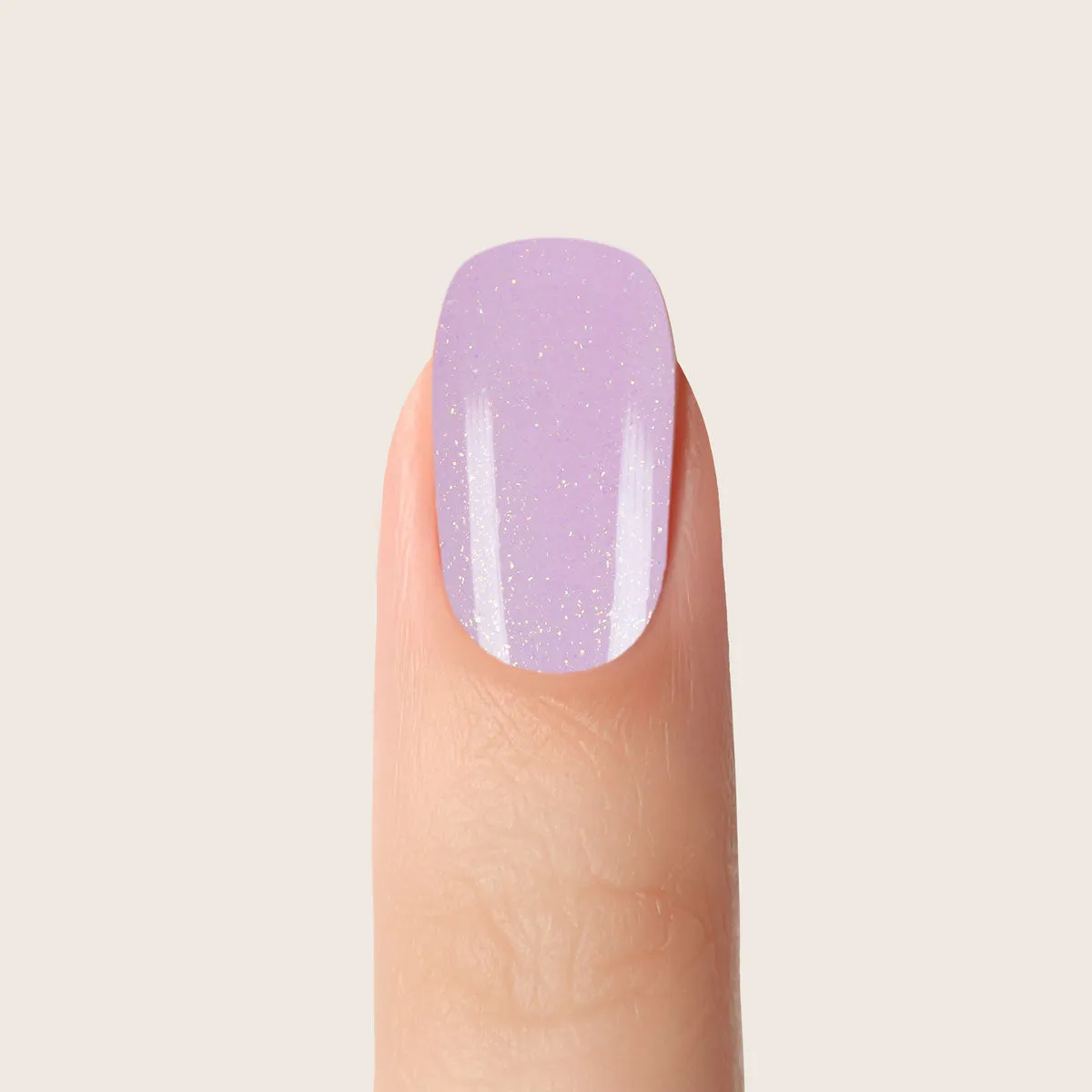 Emmi-Nail First Kiss F388 farvegel 5ml lilla glitter