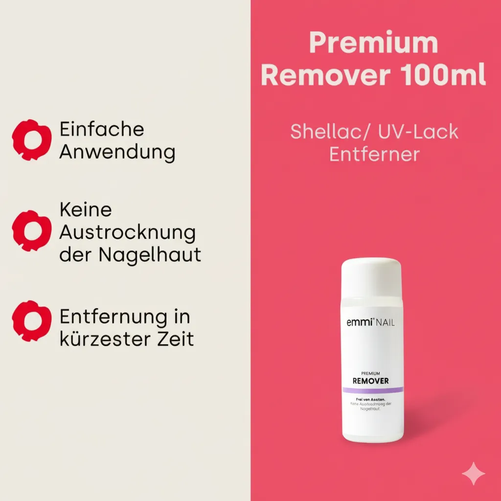 Emmi-Nail Premium Remover acetonfri neglelakfjerner