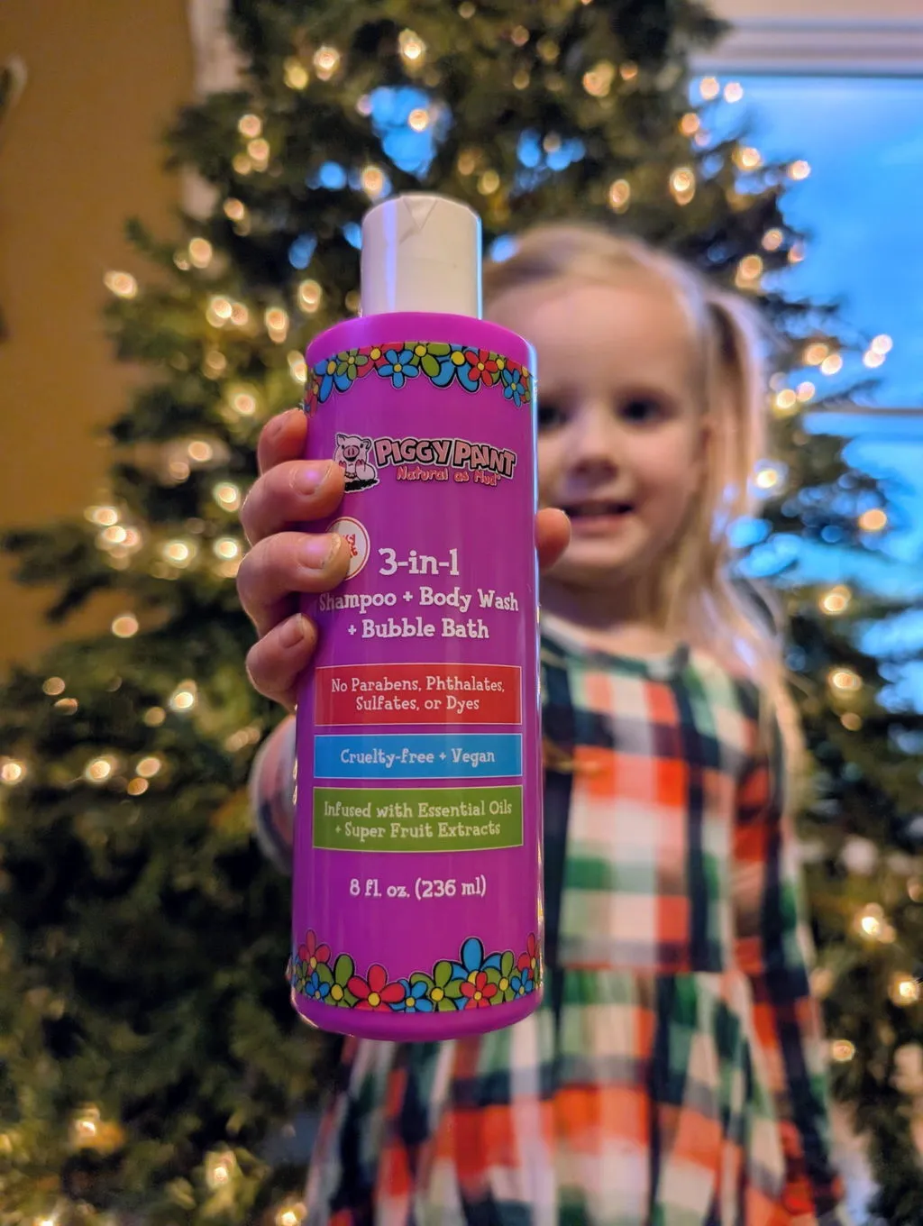 Piggy Paint 3-i-1 børneshampoo Funky Fruit sensitiv hud