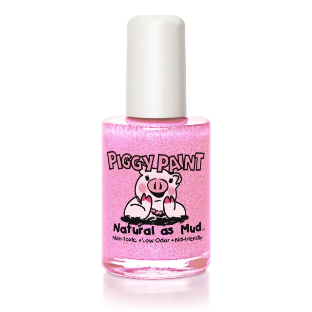 Piggy Paint Tickled Pink neglelak glitter lys pink 15 ml