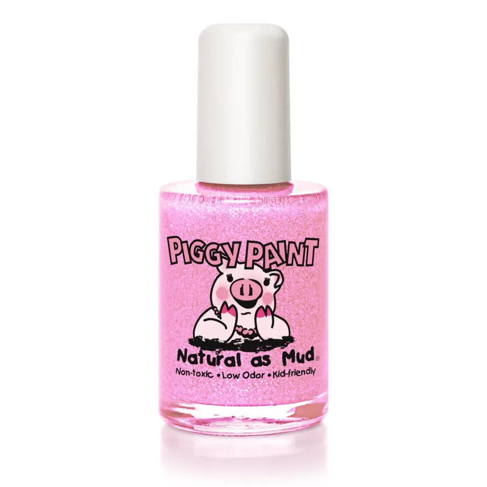 Piggy Paint Tickled Pink neglelak glitter lys pink 15 ml