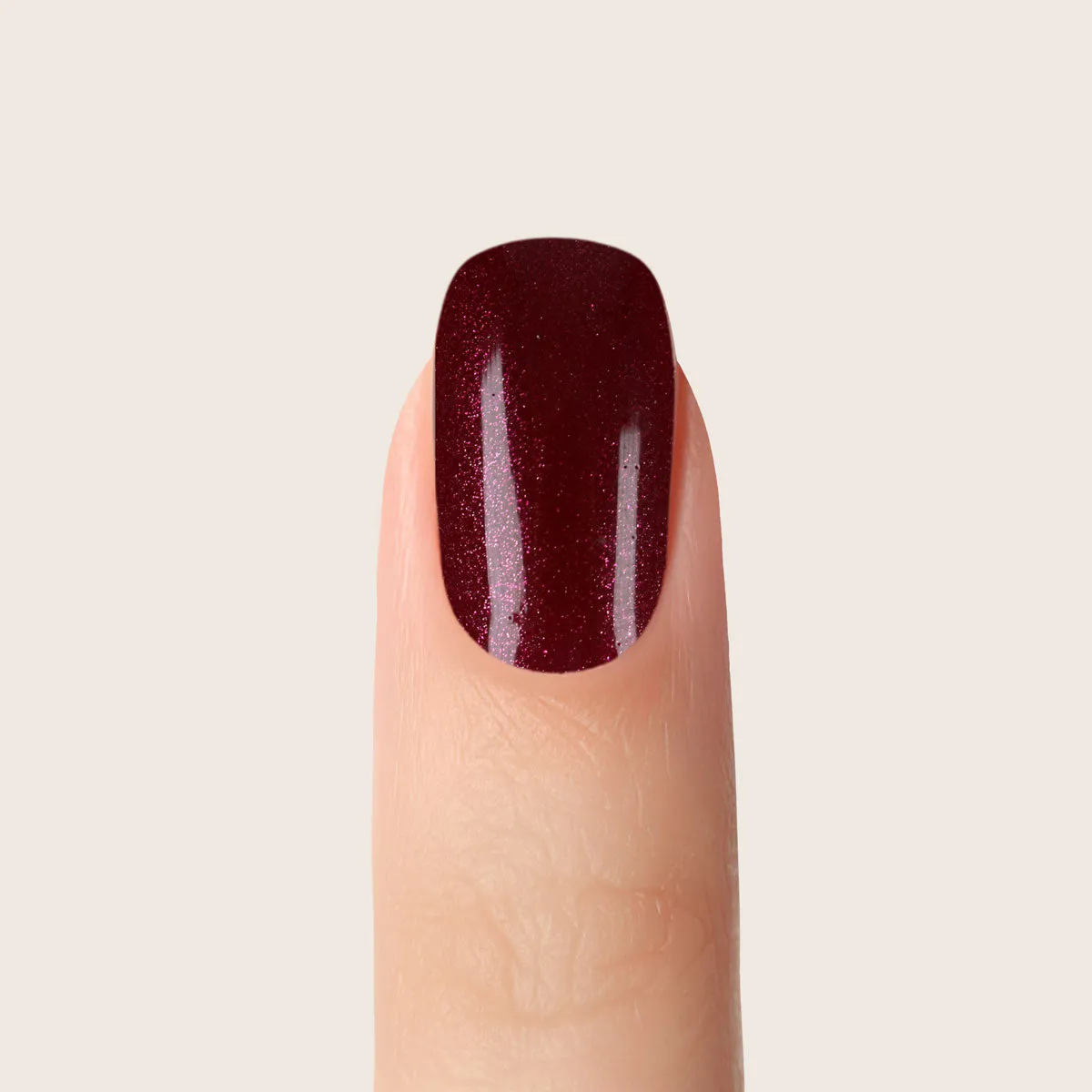 Emmi-Nail Winter Dream F361 farvegel 5 ml vinrød glitter