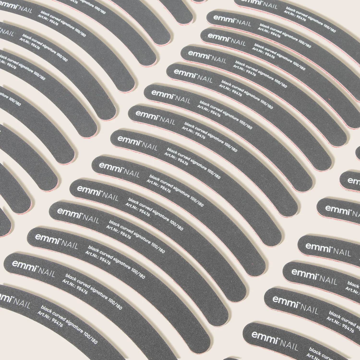 Emmi-Nail Ergonomicfeile curved signature 100/180 neglefil 50 stk