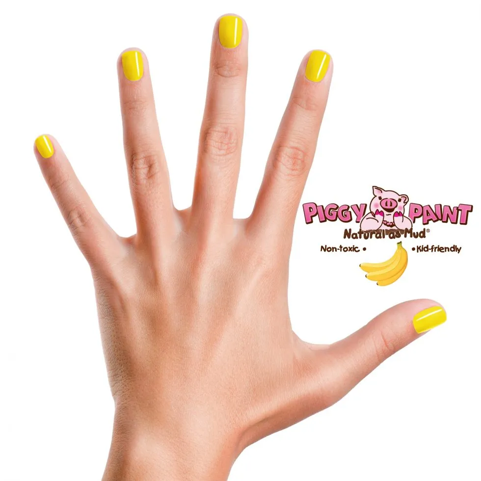 Piggy Paint Banana Besties neglelak gul duft